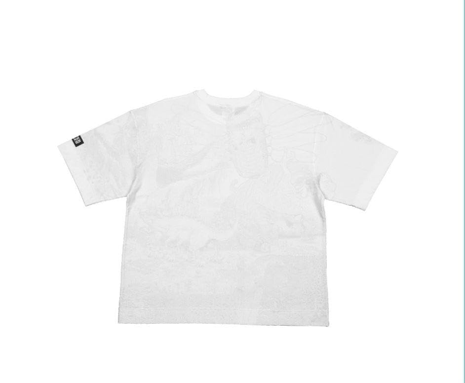 Amazon.co.jp: 冨樫義博展 ハンター×ハンター 暗黒大陸Tシャツ M