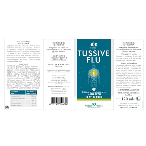 Gse Tussive Flu 12 Stickpack - 2