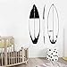 DIY Autocollant Mural Planche de Surf Sport Sport Extrême Mer Planche de Surf Stickers Muraux 42x57cm Autocollants décoratifs Pour La DéCoration IntéRieure
