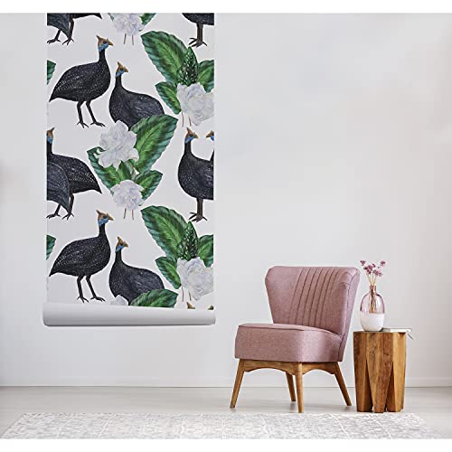 Papier peint mural poulettes en guinée 250x250cm pour masquer les défauts
