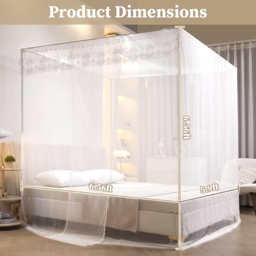 Image of HASTHIP Single Princess Style Mosquito Net Canopy for Bedroom