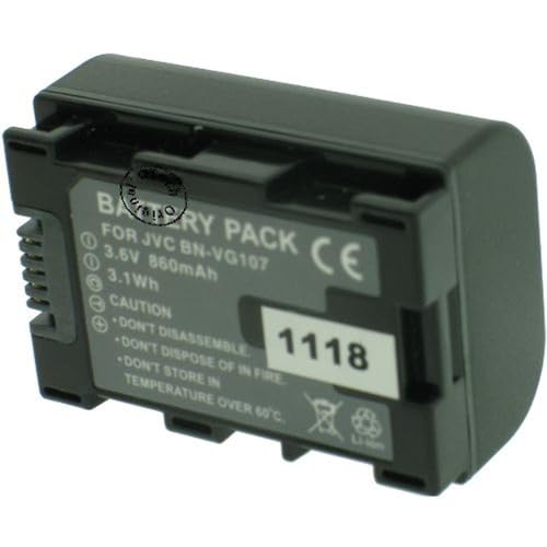 Batería compatible para JVC GZ-E15BE soluciona los apagones repentinos