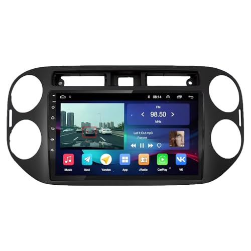 Pantalla Carplay para VW Tiguan de 2010 a 2016: viaje conectado con Android Auto sin cables