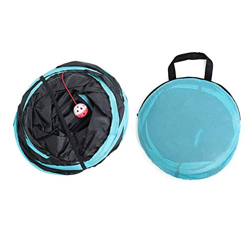 Ihoo Cat Tunnels S-Way Crinkle Play Toys Collapsible Tube With Ball Maze Cat House Pet Interactive For Cat Puppy Kitten Rabbit 5-Way Tunnel #TOP4
