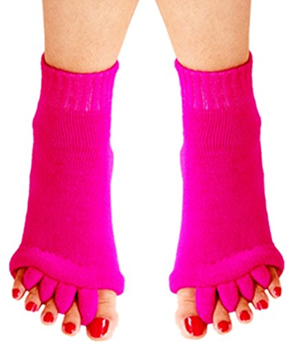 RockWearZ Alignment Socks Foot & Toes Massage Toe Separator Spacer Relaxing Stretch Tendon