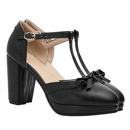 Sandales à talons épais LIFKOME avec nœud élégant pour femme