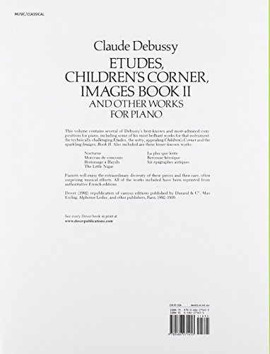 Etudes, Children's Corner, Images Book II: And Other Works for Piano