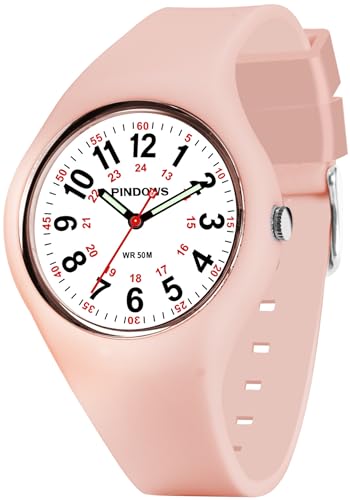 Montre d'infirmière étanche silicone findtime pour travailler sans crainte