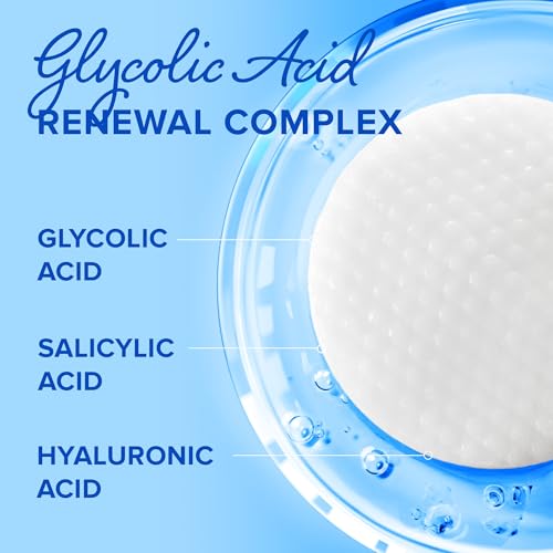 Maree Glycolic Acid Pads - Toner Pads For Face Cleansing With Tea Tree Oil - Exfoliating Pads With Salicylic Acid & Vitamins E, B3, B5 - Face Pads Facial Peel & Radiance Deep Cleaning Effect thumb #1