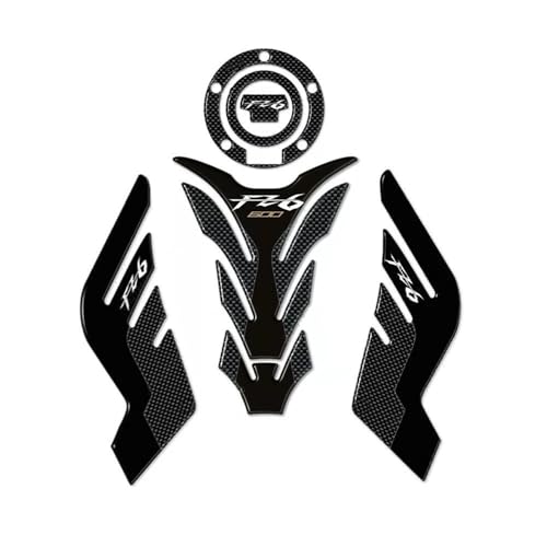 バイク燃料 に適合するヤマハ FZ6 F Z6 用バイク サイド 燃料タンク ステッカー タンクパッド プロテクター デカール 滑り止オートバイ