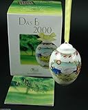 Höhe: knapp 7 cm Hutschenreuther Ei 2000 * Rarität * Neu, Ostern, Osterei, Osterstrauss, Anhänger, Frühling