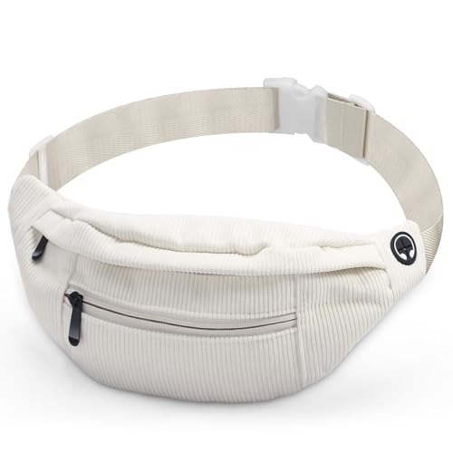 MANNUOSI Damen Hüfttasche - Leder Umhängetasche Als Bauchtasche & Brustbeutel