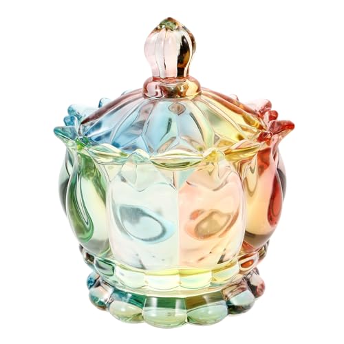 Mikikit Tarro de Hermético para Dulces 180 Ml Frasco de con Tapa Color Tintado Cocina Almacenamiento de Secos y Decoración de Fiestas