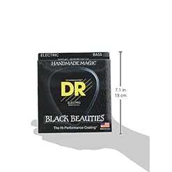 DR B EXBK BKB5-40 Extra Black Beauties Jeu de cordes pour Basse 5 cordes 40-120 - Les Beatles, Paul McCartney, John Lennon, RIngo Starr, George Harrison DR B EXBK BKB5-40 Extra Black Beauties Jeu de cordes pour Basse 5 cordes 40-120 – Image 2