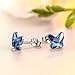 ANGEL NINA Pendientes de plata para mujer Pendientes de cristal para mujer...