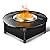 Wanchao 40 in Fire Pit Surround Tabletop for Solo Stove Bonfire and Ranger Wood Burning, Powder-Coated Steel Tabletop for Solo Stove Bonfire Accessories, 24 in Inner, Fits Most Wood Burning Fire Pit.