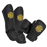 BENLEE - Juego de caja tailandesa Junior CHAKAR JUNIOR Black 08 oz