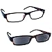 Produktbild Die Lesebrille Unternehmen Braun Leicht Leser Mit UV400 Sonne Leser Wert Doppelpack Herren Frauen RS32-2 +2,00