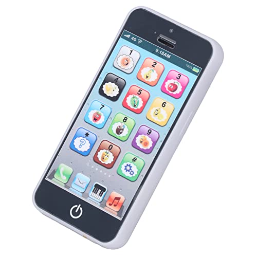 Generic Jouet de Téléphone Portable en Forme de Simulation pour Enfants, Musique Claire pour Le Développement Visuel et Auditif, Taille Portable pour Les...