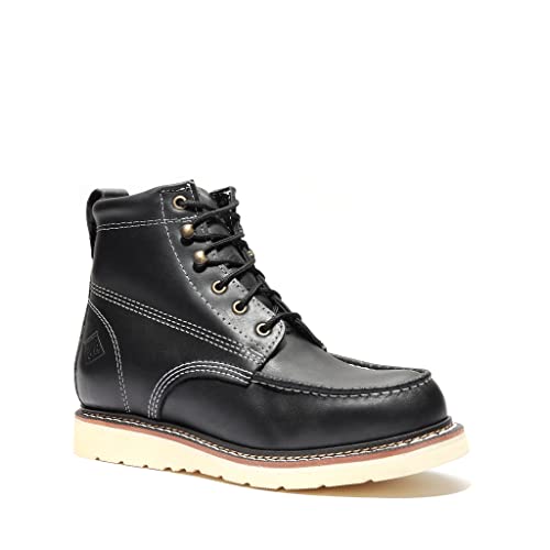 Image of Bonanza Boots FRONTIER PLUS 6 inch Men's Moc Toe Work Boot - Built For Tough Jobs