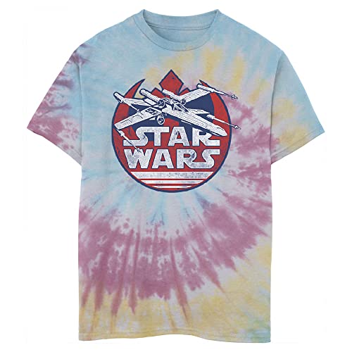 STAR WARS Kids' X Logo Boys Short Sleeve Tee Shirt