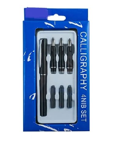 Image of Levin Professional Calligraphy Pen Set (silver Calligraphy small)