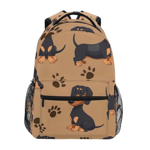 Printed Elementary School Backpack for Boys Girls, Lightweight Kids Travel Backpack, Back to School Supplies, 16 in