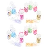 SAFIGLE 50 Colgantes de Vidrio con Forma de Estrella para Hacer Joyería Diy, Material de Cristal y Plástico en Varios Colores, Paquete de 50 Piezas Color Aleatorio