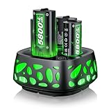 Feirsh Pilas Recargables Xbox - Carga rápida Cargador Control Xbox 4x5800 mwh para Control Elite batería para One Series...
