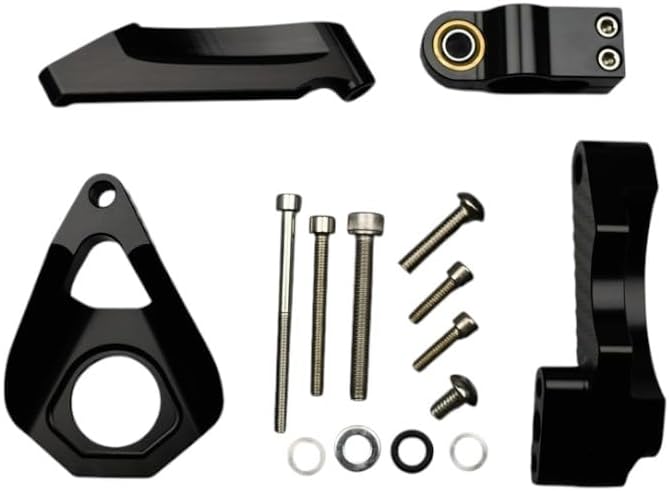 avdb Zestaw montażowy amortyzatora kierownicy Moto kompatybilny z SUZUKI GSXR-600 2001-2005 (K1 K2 K3 K4 K5), GSXR-750 2000-2005 (K1 K2 K3 K4 K5), GSXR-1000 2001-2004 (K1 K) 2 K3 K4)