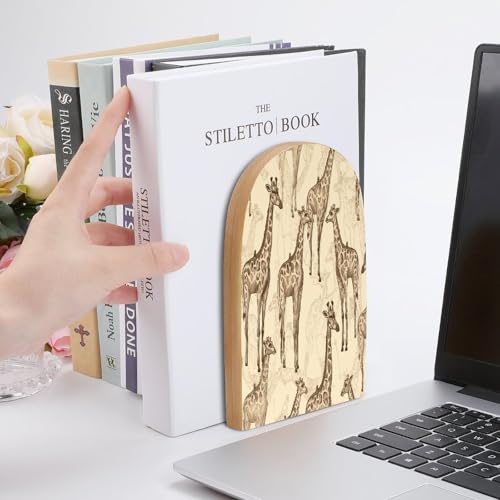 Sujetalibros de jirafas infantiles para decorar la habitación de los niños 7