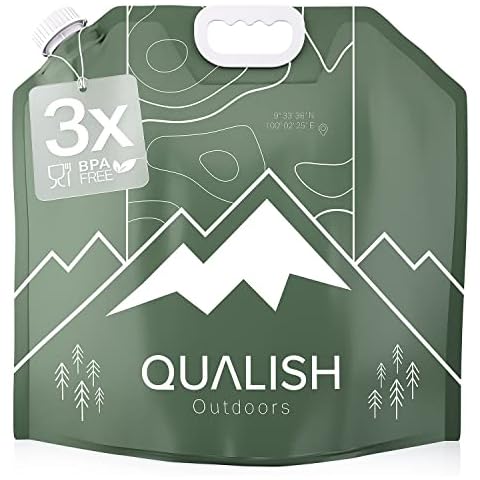 QUALISH® Wasserkanister Faltbar - BPA frei & Lebensmittelecht Cover