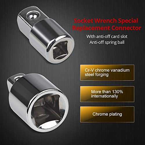 Jdmon Universal Adjustable 3 Jaw Oil Filter Wrench Remover Tool For Removing Oil Filters Range 2.4 Inch From 3.8 Inch In Diameter Include 1/2”-3/8” And 1/4”-3/8” Drive Adapter #TOP4
