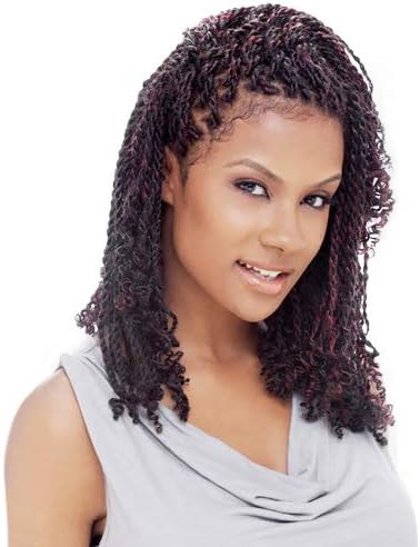 6 PACKS/LOT FreeTress Equal Synthetic Hair Braids Marley Braid (Jamaican Twist Braid) (1B)