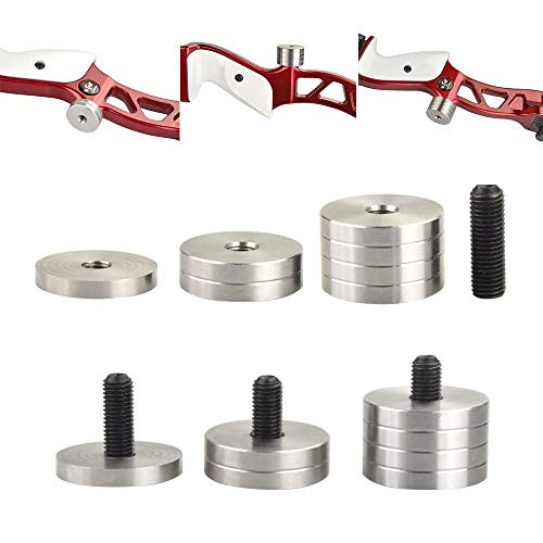 MILAEM Bogenschießen Stabilisator Gewicht Gegengewicht Kit Balance Gewicht für Recurve Bow Compoundbogen (2oz)