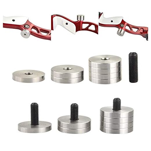 MILAEM Bogenschießen Stabilisator Gewicht Gegengewicht Kit Balance Gewicht für Recurve Bow Compoundbogen (2oz) 11 MILAEM Bogenschießen Stabilisator Gewicht Gegengewicht Kit Balance Gewicht für Recurve Bow Compoundbogen (2oz)
