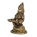 KALARAMBH Brass Annapurna Idol for Home Decor Gift Items Collectible Handicraft Art, Yellow, 1.5 x 1.1 x 2.4 Inch (L x W x H)