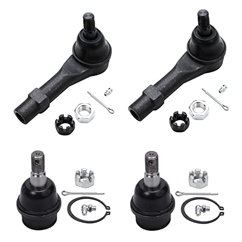 Image of Detroit Axle - 12pc End Kit for 1998-2001 Ford Explorer Mercury Mountaineer 1999 2000, Front 2 Upper Control Arms w /Ball Joints 2 Lower Ball Joints 4 Tie Rod Ends 4 Front Rear Sway Bars Replacement