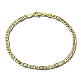 Ein modernes 8 Karat Armband in 19cm Länge mit Karabinerverschluss.