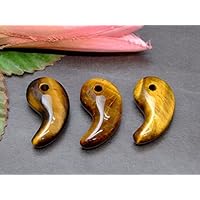 Amazon | 【hinryo】1個売り 31×17mm 勾玉 天然石