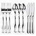 300 Plastic Silverware Set, Silver Plastic Cutlery Set, Disposable Silverware Set | 100 Plastic Forks, 100 Plastic Spoons, 100 Plastic Knives | Heavy Duty Bulk Disposable Flatware Plastic Utensils Set