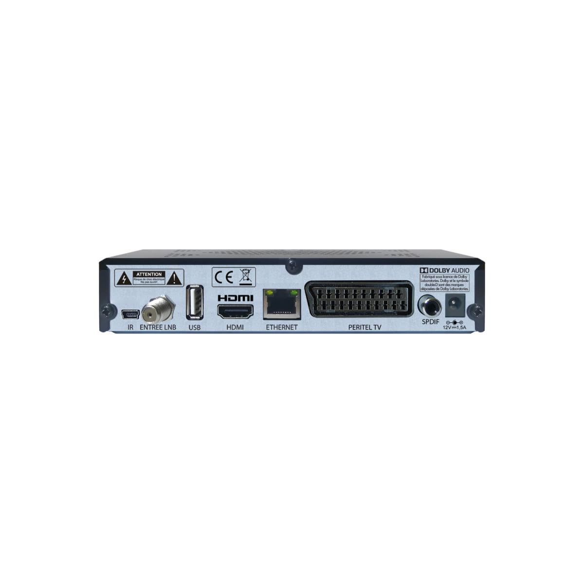 Pack OPTEX Récepteur TV Satellite HD enregistreur USB + Carte Fransat PC7 + Cable 12V + Déport IR