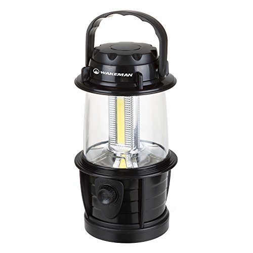 Wakeman LED Lantern, Adjustable LED COB Outdoor Camping Lantern Flashlight with Dimmer Switch