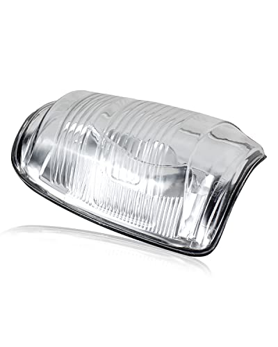 Hercoo Side Mirror Indicator Marker Light Lens Turn Signal Lights Lamp Clear Cover Housing Compatible With Ford Transit 150 250 350 350 Hd 2015-2022, Left Driver Side #TOP13