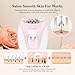 Epilator,Epilator for Women Facial Hair Removal Rechargeable,2 Speeds Hair Removal,Hair Removal Device with 36 Tweezers,Hair Removal for Women Legs/Face/Bikini/Arms,Womens Electric Shaver Smooth Skin