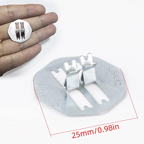 Base metálica galvanizada para mechas de madera 260 unidades miniatura 7