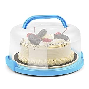 Hoya Ponyoo Cake Carrier Blauer Tortenbutler 25,4 cm