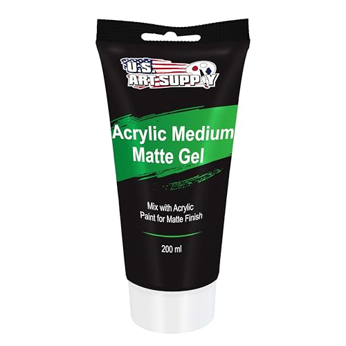 U.S. Art Supply Clear Acrylic Medium Matte Gel
