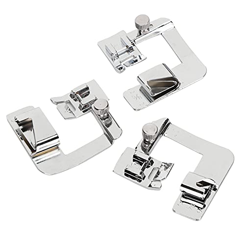 Prensatela para dobladillo enrollado para máquina de coser miniatura 1
