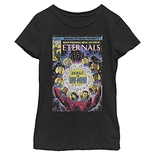 T-Shirt Marvel imprimé rétro noir taille S vêtement coton fille - 2